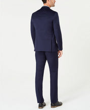 Tommy Hilfiger Men's Suit 42L Jacket Only Slim-Fit Stretch Navy Solid