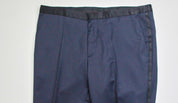 Hugo Boss Men Slim fit Tuxedo Pants 30 / 31 Navy Blue Solid Wool