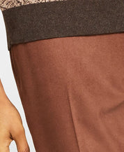 Alfani Men's Slim-Fit Solid Dress Pants 30 X 30 Vicuna Brown