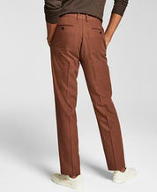 Alfani Men's Slim-Fit Solid Dress Pants 30 X 30 Vicuna Brown
