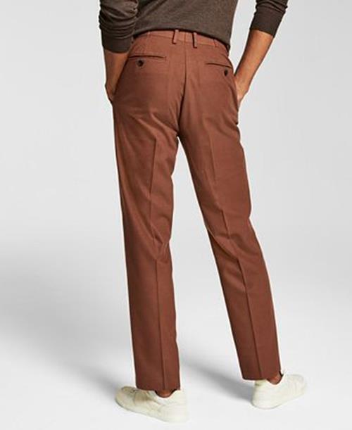Alfani Men's Slim-Fit Solid Dress Pants 30 X 30 Vicuna Brown