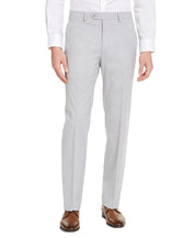 Alfani Men's Slim-Fit Stretch Light Grey Dress Pants 30 x 32 Flat Front