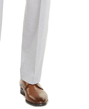 Alfani Men's Slim-Fit Stretch Light Grey Dress Pants 30 x 32 Flat Front
