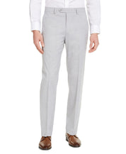 Alfani Men's Dress Pants Light Grey 34 x 34 Slim-Fit Stretch Solid Flat Front