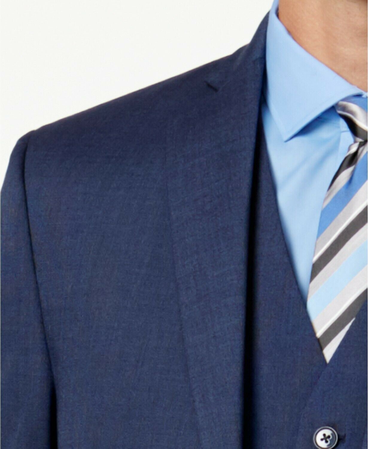 Alfani Men's Stretch Performance Slim-Fit Jacket 38S Blue