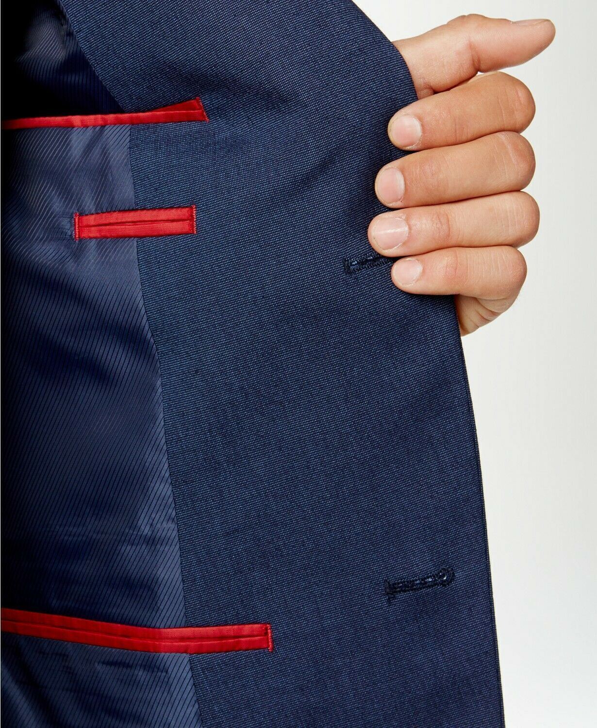 Alfani Men's Stretch Performance Slim-Fit Jacket 38S Blue