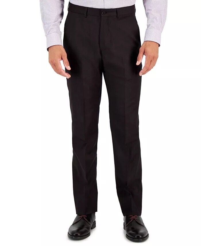 A|X Armani Exchange Men's Wool Suit Separate Pants Merlot 30 x 30