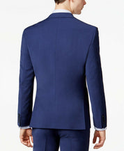 Bar III Men's Skinny Fit Stretch Wrinkle-Resistant Suit Jacket 40L Blue
