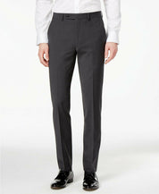 Bar III Skinny Fit Stretch Wrinkle-Resistant Dress Pants 32 x 34 Charcoal