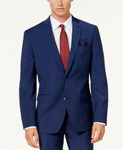 Bar III Men's Slim-Fit Active Stretch Suit Jacket 42L Bright Navy Blue