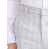 Tommy Hilfiger Mens Modern fit Dress Pants 36 / 32 Grey Plaid