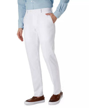 BAR III Men's Slim-Fit Dress Pants White 36 x 34 Flat Front Polyester