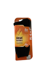 Heat Holders Women Crew Socks 5-9 Black Thermal