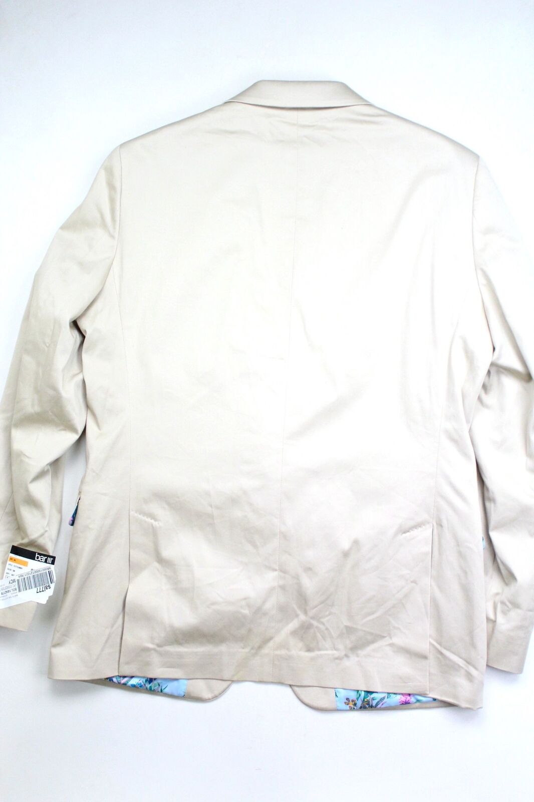 Bar III Men's Slim Fit Stretch Solid Suit Jacket Tan 44L Khaki
