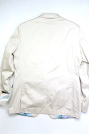 Bar III Men's Slim Fit Stretch Solid Suit Jacket Tan 44L Khaki