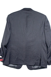 CALVIN KLEIN Men's Slim-Fit Wool Suit Jacket 40S Black Brown