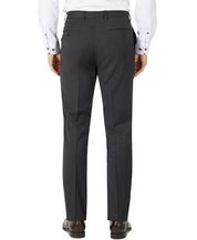 Calvin Klein Men's Mini-Check Slim Fit Wool Dress Pants 34 x 34 Black Brown