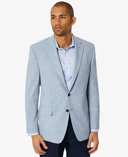 CLUB ROOM Men's Sport Coat 38S Light Blue Classic-Fit Solid