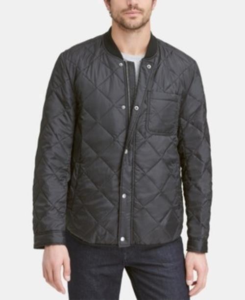 COLE HAAN Men's Quilted Jacket XL Black