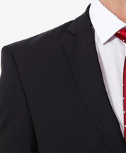 J.m. Haggar Men's Slim-Fit 4-Way Stretch Suit Jacket Black 46R