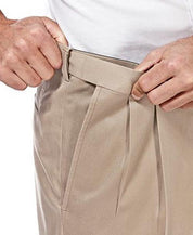 Haggar Men's Premium No Iron Khaki Classic Fit Dress Pants Sand 44 x 29
