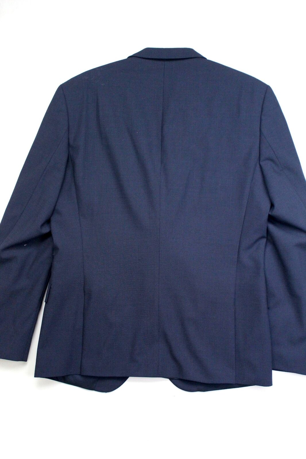 Hugo Boss Men's Slim-Fit Super Flex Stretch Micro-Check Suit Jacket Navy 44R