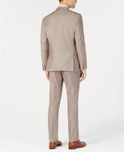 Kenneth Cole Reaction Men's Ready Flex Slim-Fit Stretch Suit 42 XL 35 x 32 Tan