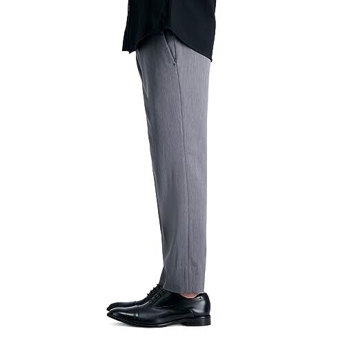 Kenneth Cole Mens Slim Fit Dress Pants 38 x 30 Grey / Blue Grid