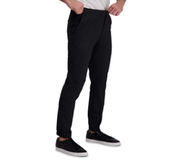 Kenneth Cole Reaction Men's Slim-Fit Houndstooth Jogger Pants Charcoal 36 x 32