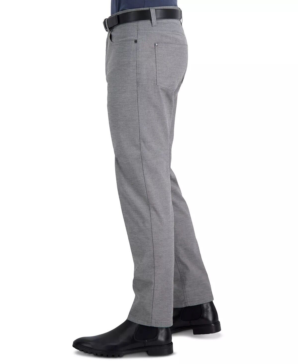 Kenneth Cole Reaction Men's Slim-Fit Techni-Cole Pants String Grey 32 x 32