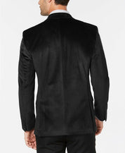 Kenneth Cole Reaction Men's Slim-Fit Velvet Sport Coat 38S Black