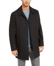 Lauren Ralph Lauren Mens Classic-Fit Ledric Overcoat Coat 60R Charcoal