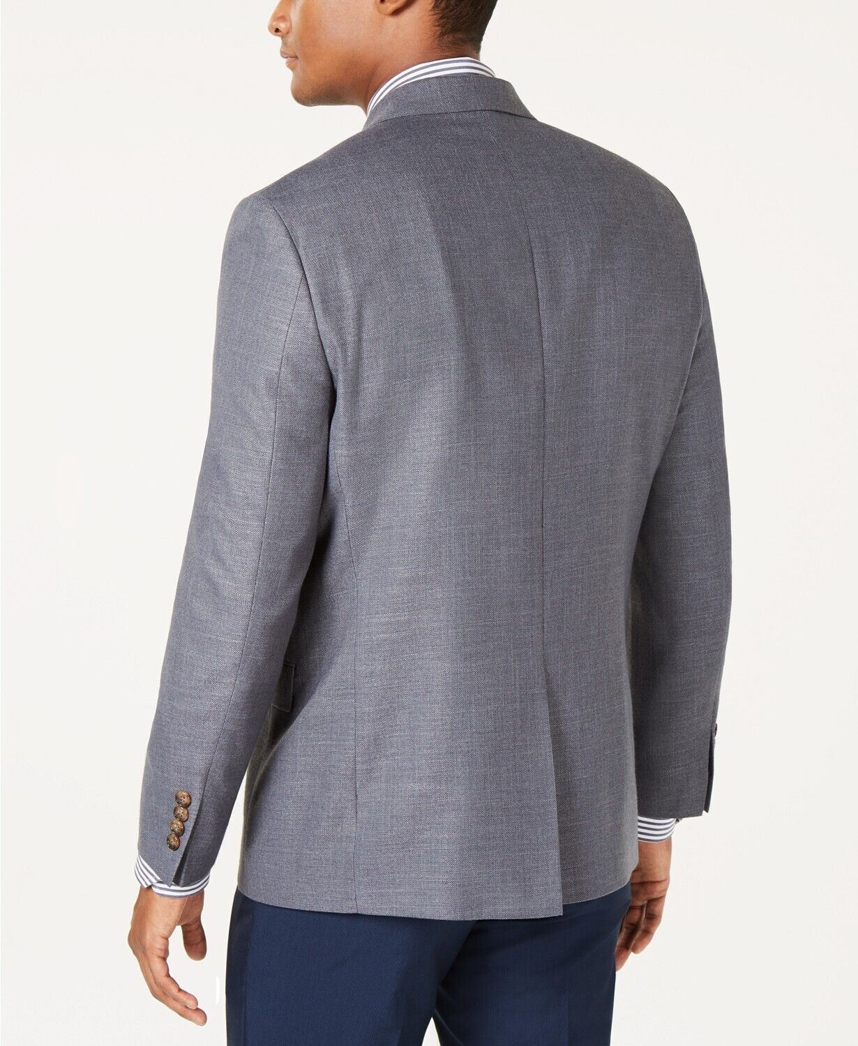 Lauren Ralph Lauren Men's Classic-Fit Neat UltraFlex Sport Coat 42L Grey