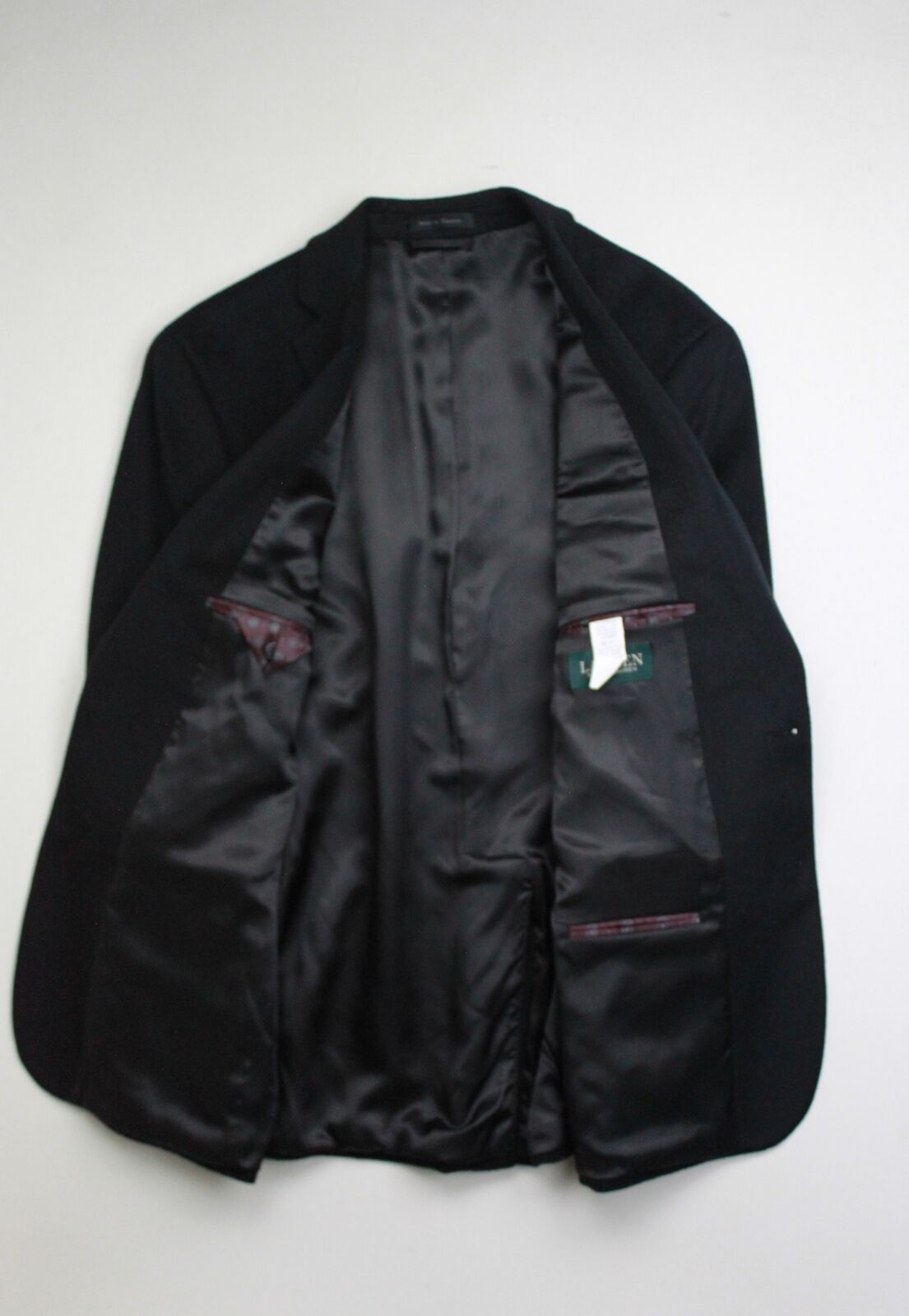 Lauren Ralph Lauren Luxury Wool/Cashmere-Blend Classic-Fit Sport Coat 40L Black