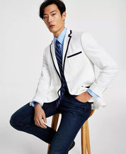 Ralph Lauren White Ultra-Flex Classic-Fit Blazer 38R