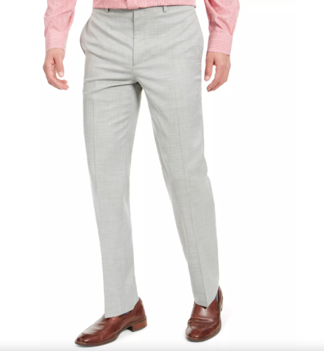 LAUREN RALPH LAUREN Men's Classic-Fit UltraFlex Sharkskin Pants 34 x 30 Green