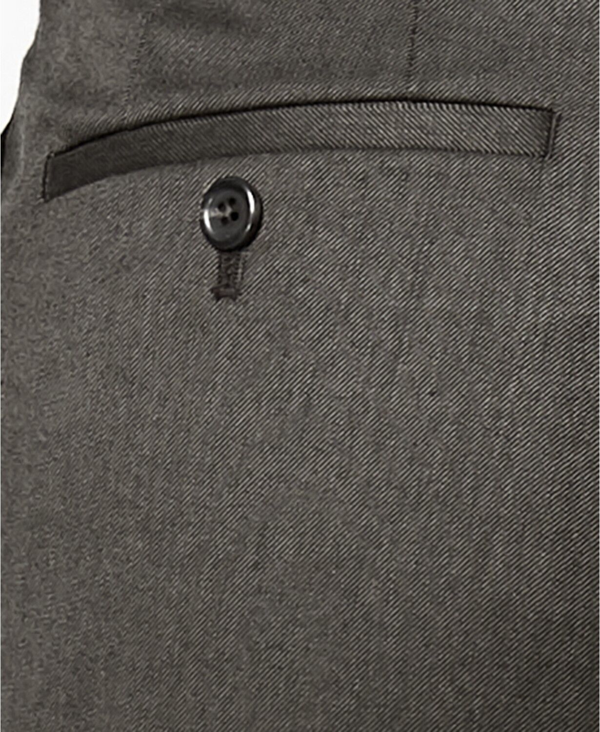 Lauren Ralph Lauren Classic Fit Micro Twill Pleated Dress Pants 32 x 32 Grey