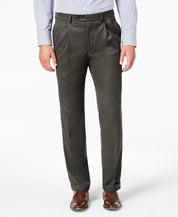 Lauren Ralph Lauren Classic-Fit UltraFlex Pleated Dress pants 34 x 29 Grey