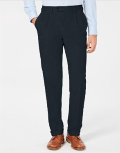 Lauren Ralph Lauren Regular Fit Corduroy Pleated Dress Pants 35 x 32 Dark Teal