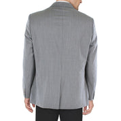 Lauren Ralph Lauren Men's Classic Fit Sport Coat 38S Grey Pin Striped Wool