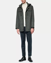 Marc New York Men's Doyle Hooded Jacket 2XL XXL Mid Grey