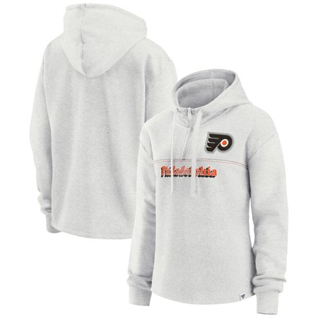 Fanatics Mens Regular fit Quarter Zip Philadelphia Flyers Sweatshirt XXL Grey