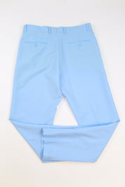 OppoSuits Cool Blue Slim Fit 2 PC Suit Blue 42R / 36W Flat Pant PARTY