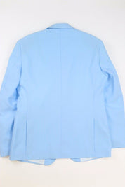 OppoSuits Cool Blue Slim Fit 2 PC Suit Blue 42R / 36W Flat Pant PARTY