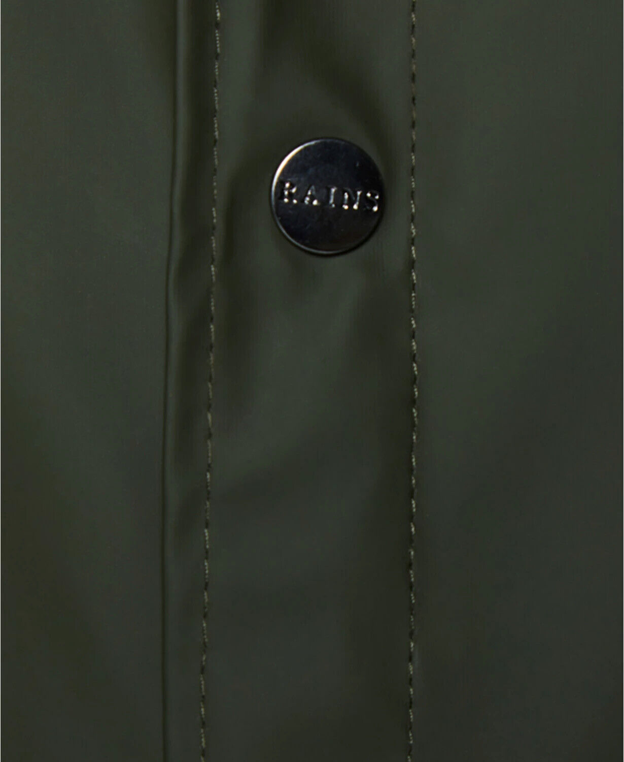 Rains Unisex Short Hooded Raincoat Large / XL Green Coat
