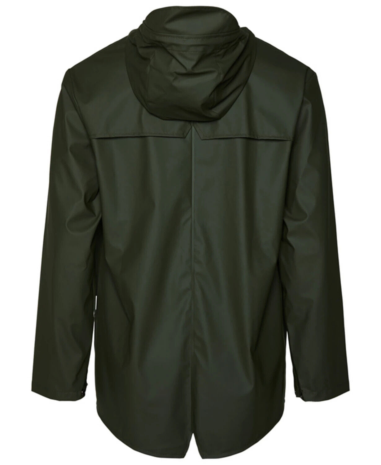 Rains Unisex Short Hooded Raincoat Large / XL Green Coat