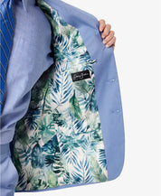 Sean John Men's Classic-Fit Solid Suit Jacket Light Blue 37R