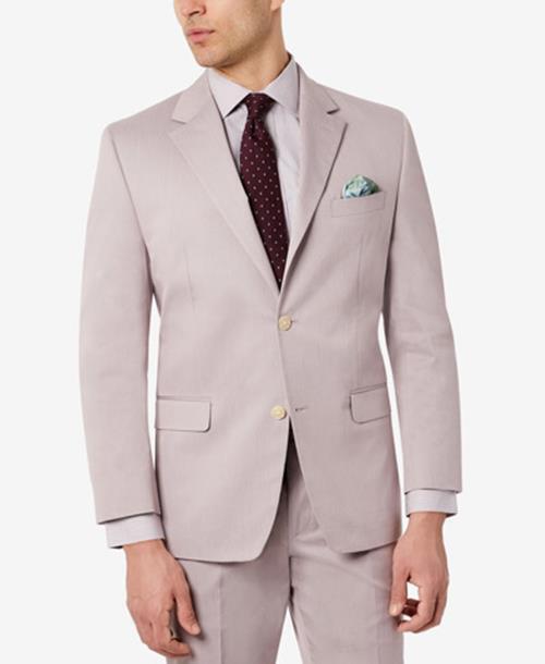 SEAN JOHN Men's Classic-Fit Suit Jacket 38S Pink Two Butto6