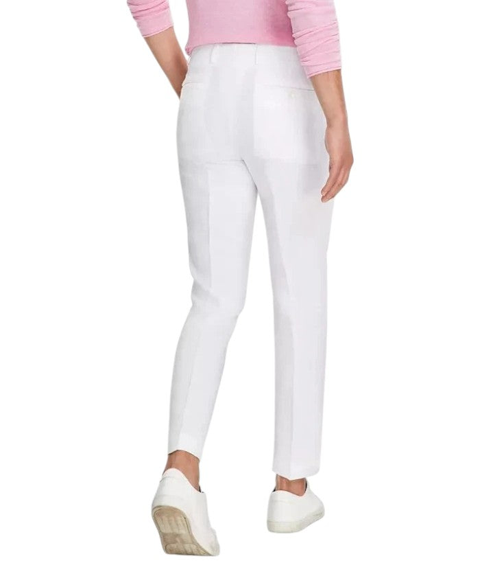 Tommy Hilfiger Mens Modern fit Linen Dress Pants 38 / 30 White Solid