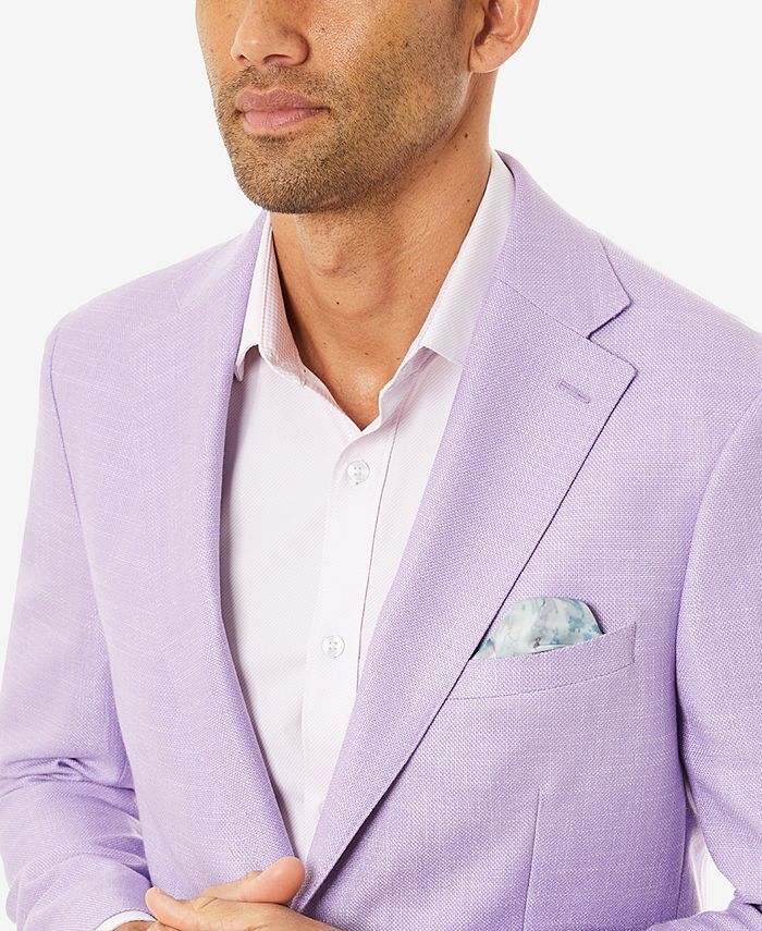 TALLIA Men's Slim-Fit Lavender Blazer Sport Coat 38S Purple